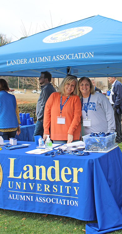 information table for alumni affairs