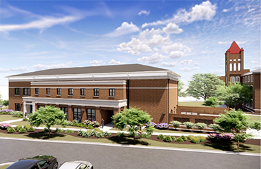 rendering of new library