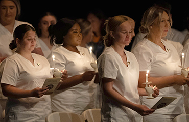 nursing candle ceremony