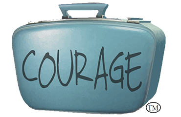 Suitcase of courage logo
