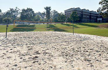 sand volleyball court