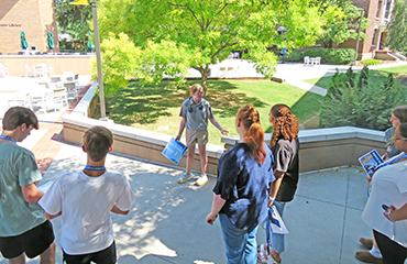 Dual Enrollment students at orientation