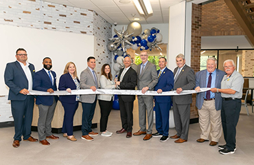 officials at ribbon cutting