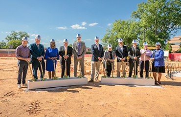 officials at groundbreaking