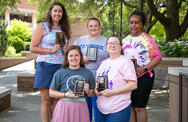 staff recognized at awards ceremony