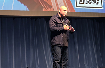 Kevin Hines speaking