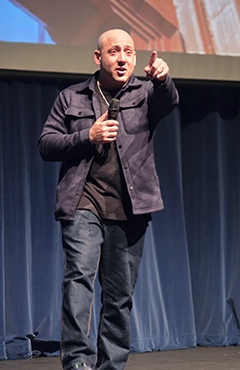 Kevin Hines speaking