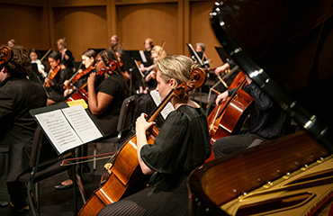 orchestra performing
