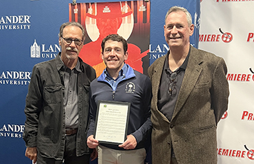 Grainger Hines, Brandon Smith, and Shelley Reid