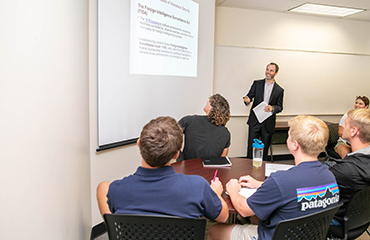 Matt Malone teaching class