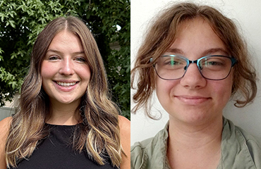 Hannah Lovett and Autumn McDonald