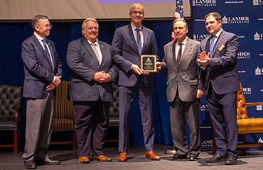 Chief John Kittredge and officials