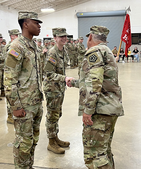 Declan Dunn receives award