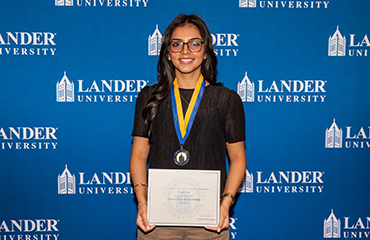 Palak Patel wins the Healthcare Management Discipline Award