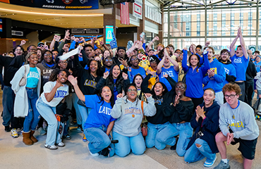 Lander students at championship game