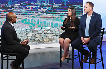 WYFF's Nigel Robertson, Anna Catherine English and Matthew Hammett