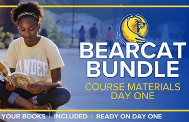 bearcat bundle course materials - day one - Your Books | Included | Ready on day one