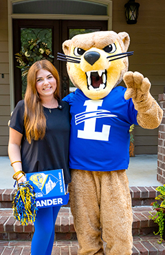 new student Abby Prescott and Bearcat