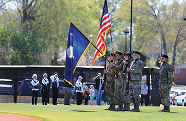 military presentation of colors
