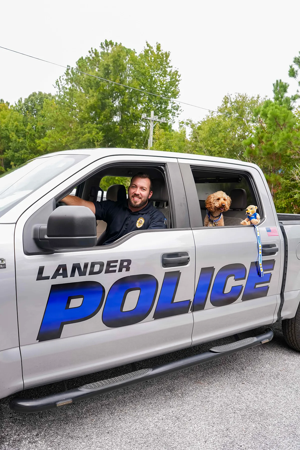 Lt. Jake Lucas of the Lander University Police Department